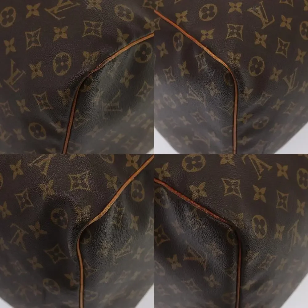Louis Vuitton Monogram Keepall 60 Travel Bag Brown